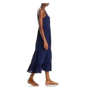 Aqua | Dresses | Aqua Sleeveless Lace Trim Midi Dress | Poshmark